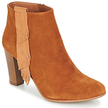 Schoenen Dames Enkellaarzen Betty London GAMI Camel