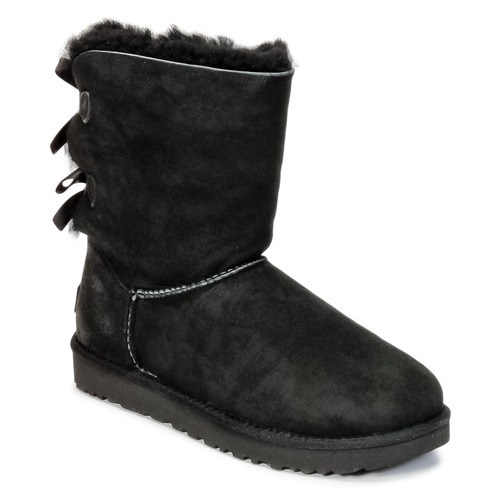 Schoenen Dames Laarzen UGG BAILEY BOW II Zwart