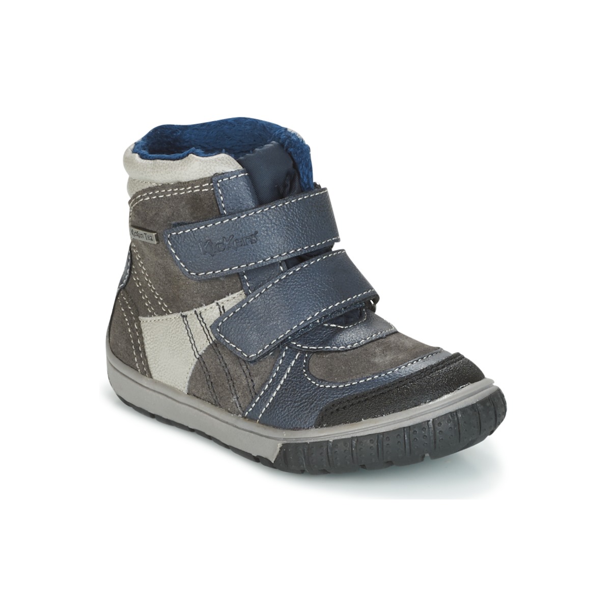 Schoenen Jongens Snowboots Kickers SITROUILLE Grijs / Donker / Blauw