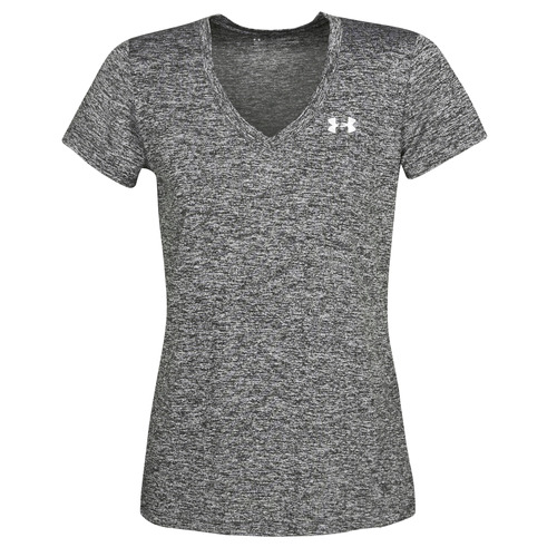 Textiel Dames T-shirts korte mouwen Under Armour TECH SSV - TWIST Grijs