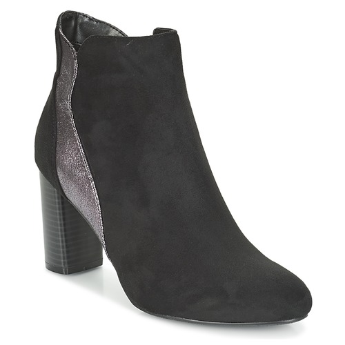 Schoenen Dames Enkellaarzen Moony Mood JERDA Zwart