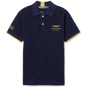 Textiel Polo's korte mouwen Hackett  Blauw