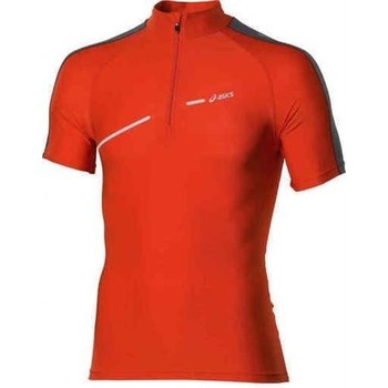 Textiel Heren T-shirts & Polo’s Asics 1/2 ZIP TOP FW12 421016-0540 Oranje