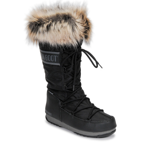 Buty Damskie Śniegowce Moon Boot MOON BOOT MONACO WP 2 Czarny