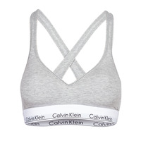 Bielizna Damskie Biustonosze  Calvin Klein Jeans MODERN COTTON BRALETTE LIFT Szary