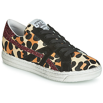 Buty Damskie Trampki niskie Meline BORDI Leopard