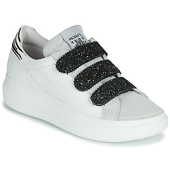 Buty Damskie Trampki niskie Meline SCRATCHO Biały / Glitter