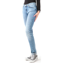 tekstylia Damskie Jeansy skinny Wrangler Jeansy  Slim Best Blue W28LX794O Niebieski