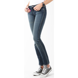 tekstylia Damskie Jeansy skinny Wrangler Jeansy  Courtney Storm Break W23SP536V Niebieski