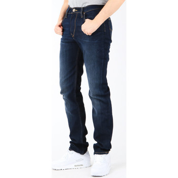 tekstylia Męskie Jeansy slim fit Lee Jeansy  Luke Deep Shadow L719YQDP Niebieski