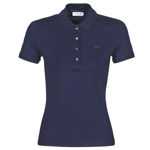 tekstylia Damskie Koszulki polo z krótkim rękawem Lacoste PH5462 SLIM Marine