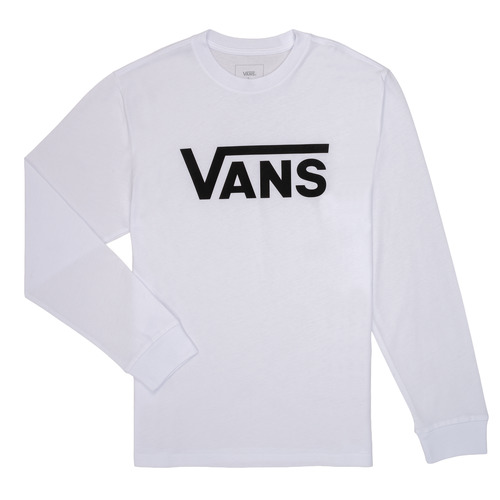 tekstylia Chłopiec T-shirty z długim rękawem Vans BY VANS CLASSIC LS Biały