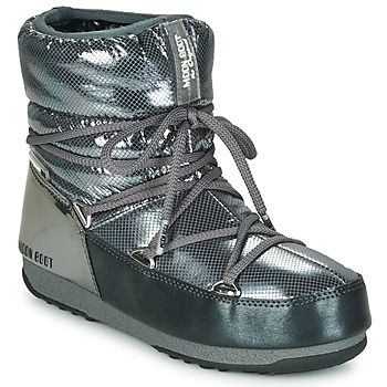 Buty Damskie Śniegowce Moon Boot MOON BOOT LOW SAINT MORITZ WP Szary