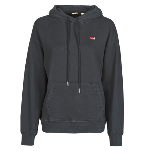 tekstylia Damskie Bluzy Levi's STANDARD HOODIE Czarny