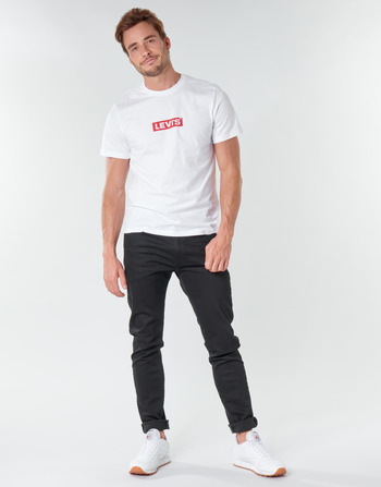 tekstylia Męskie Jeansy slim fit Levi's 512 SLIM TAPER Czarny