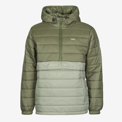 tekstylia Męskie Kurtki pikowane Vans CARLTON PUFFER ANORAK II Zielony