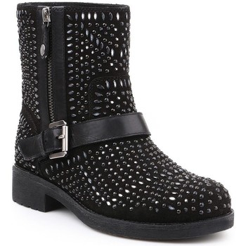 Buty Damskie Trampki wysokie Geox Buty lifestylowe  D New Virna K D6451K-02243-C9999 Czarny