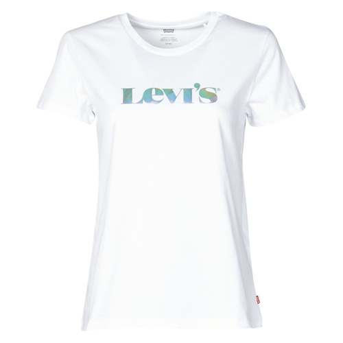 tekstylia Damskie T-shirty z krótkim rękawem Levi's THE PERFECT TEE Biały