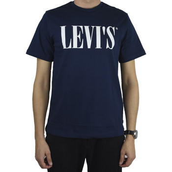 tekstylia Męskie T-shirty z krótkim rękawem Levi's Relaxed Graphic Tee Niebieski