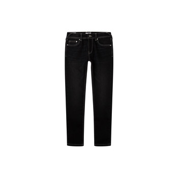 tekstylia Chłopiec Jeansy skinny Pepe jeans FINLY Niebieski / Fonce