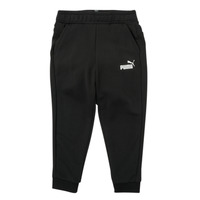 tekstylia Chłopiec Spodnie dresowe Puma ESSENTIAL SLIM PANT Czarny