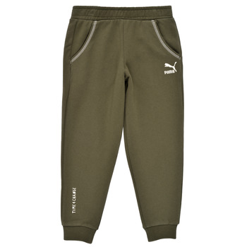 tekstylia Chłopiec Spodnie dresowe Puma T4C SWEATPANT Kaki