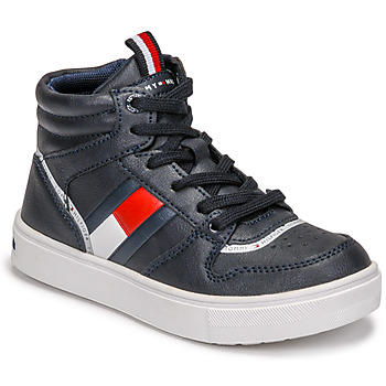 Buty Chłopiec Trampki wysokie Tommy Hilfiger T3B4-32066-0900800 Marine