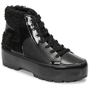 Buty Damskie Buty za kostkę Melissa MELISSA FLUFFY SNEAKER AD Czarny