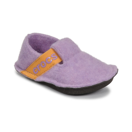 Buty Dziecko Obuwie domowe Crocs CLASSIC SLIPPER K Fioletowy / Żółty