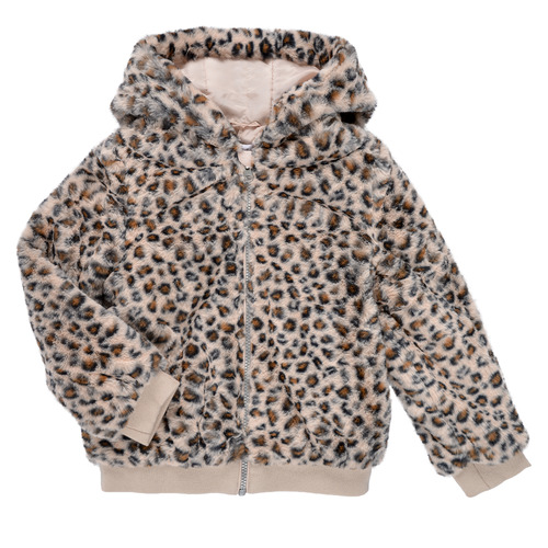 tekstylia Dziewczynka Kurtki krótkie Name it NMFMADDIE FAUX FUR JACKET Wielokolorowy