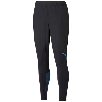 tekstylia Męskie Spodnie Puma OM TRAININGPANT W Czarny