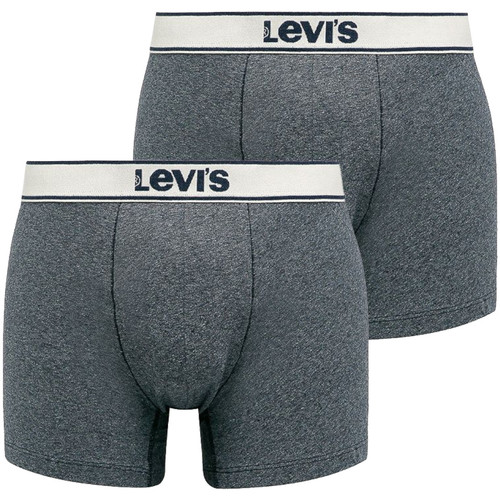 Bielizna Męskie Bokserki Levi's Boxer 2 Pairs Briefs Niebieski