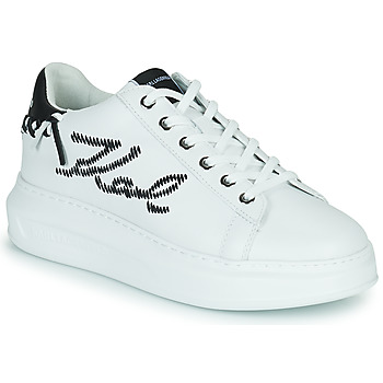 Buty Damskie Trampki niskie Karl Lagerfeld KAPRI Whipstitch Lo Lace Biały / Czarny