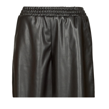 tekstylia Damskie Szorty i Bermudy Karl Lagerfeld PERFORATED FAUX LEATHER SHORTS Czarny