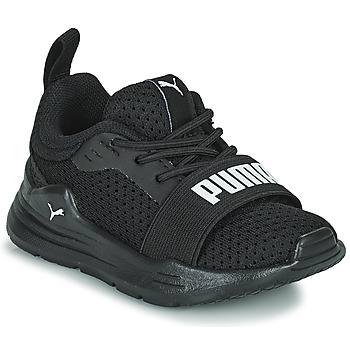 Buty Dziecko Multisport Puma Wired Run AC Inf Czarny / Biały