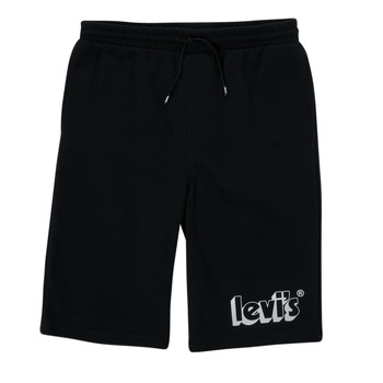 tekstylia Chłopiec Szorty i Bermudy Levi's GRAPHIC JOGGER SHORTS Czarny