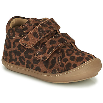 Buty Dziewczynka Trampki wysokie Citrouille et Compagnie JUKI Cognac / Leopard