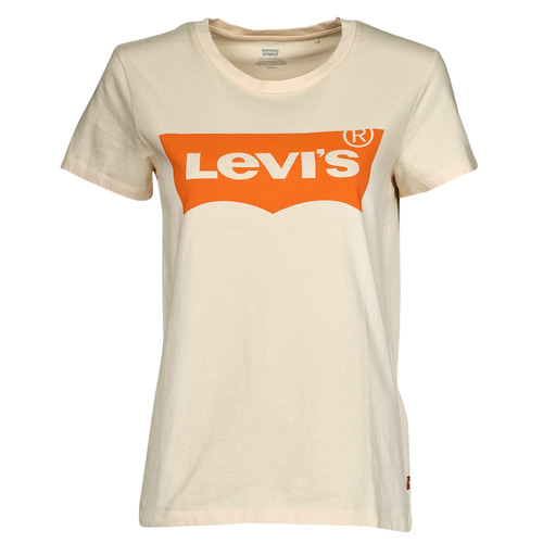 tekstylia Damskie T-shirty z krótkim rękawem Levi's WT-GRAPHIC TEES Seasonal / Angora