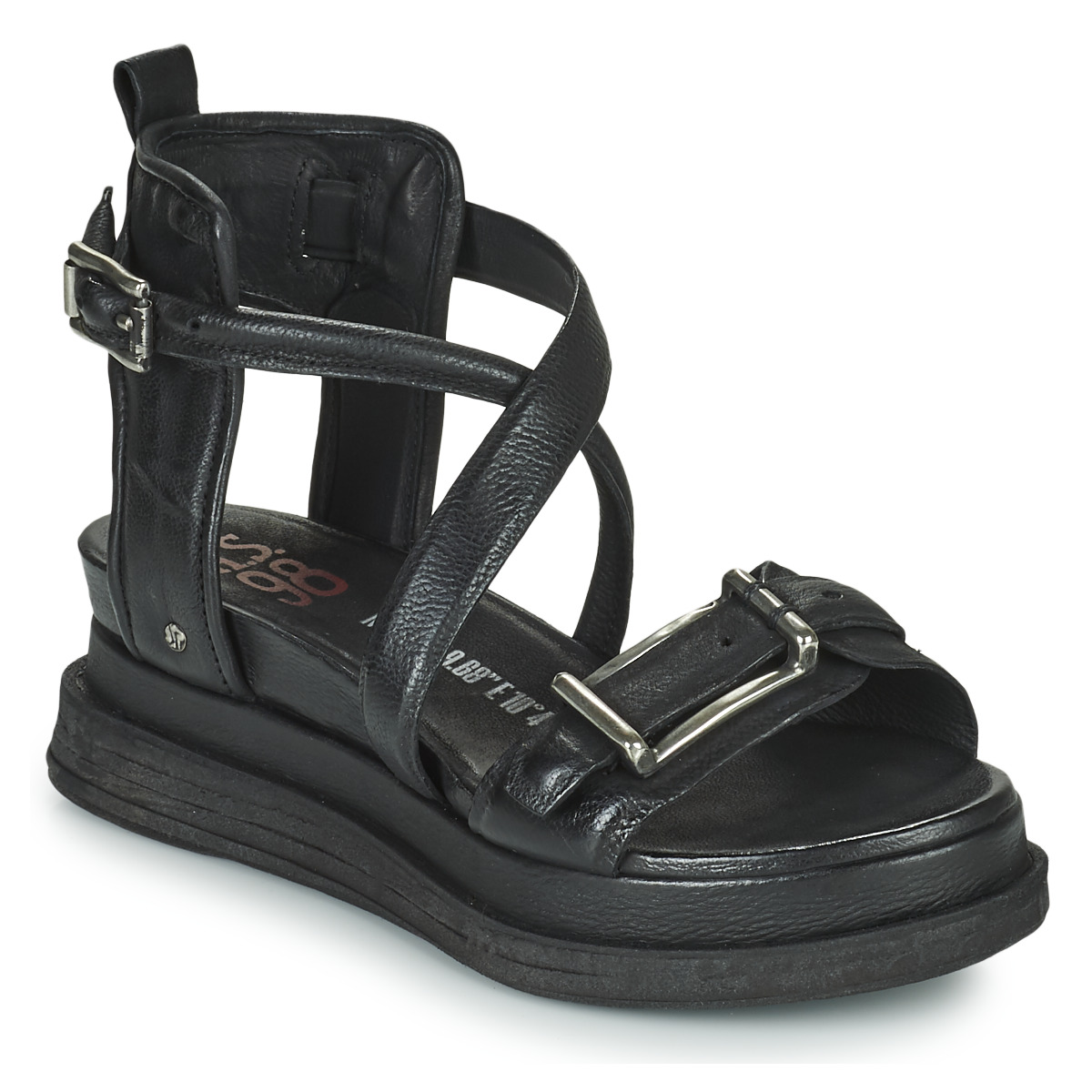 Buty Damskie Sandały Airstep / A.S.98 LAGOS BUCKLE Czarny