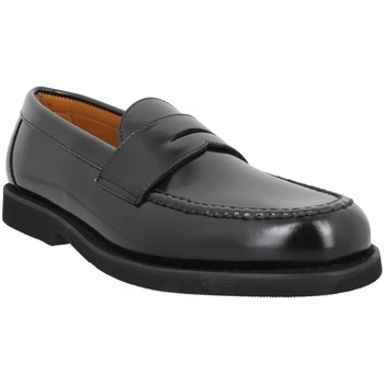 Buty Męskie Mokasyny Sebago Ryan Brushed Polaris W (wide) Cuir Homme Black Czarny