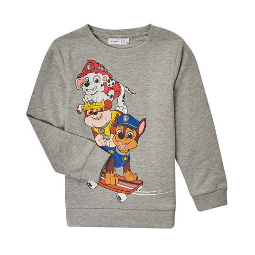 tekstylia Chłopiec Bluzy Name it NMMJOSHU PAW PATROL SWEAT Szary