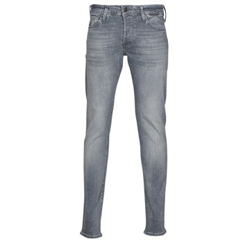 tekstylia Męskie Jeansy slim fit Jack & Jones JJIGLENN JJICON JJ 257 50SPS Szary