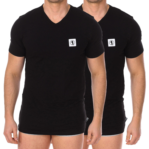 tekstylia Męskie T-shirty z krótkim rękawem Bikkembergs BKK1UTS08BI-BLACK Czarny