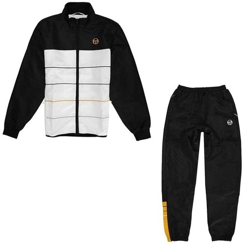 tekstylia Męskie Zestawy dresowe Sergio Tacchini ATHA TRACKSUIT WV Czarny