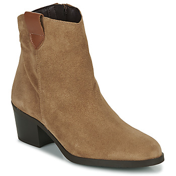 Buty Damskie Botki Betty London BIOUTI Camel