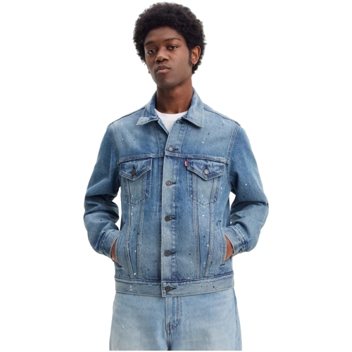 tekstylia Męskie Kurtki ocieplane Levi's Vintage Fit Trucker Jacket Niebieski