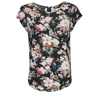 tekstylia Damskie Topy / Bluzki Only ONLVIC S/S TOP Wielokolorowy