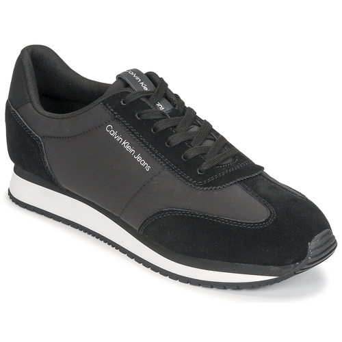 Buty Męskie Trampki niskie Calvin Klein Jeans RETRO RUNNER WINGTIP MIX Czarny