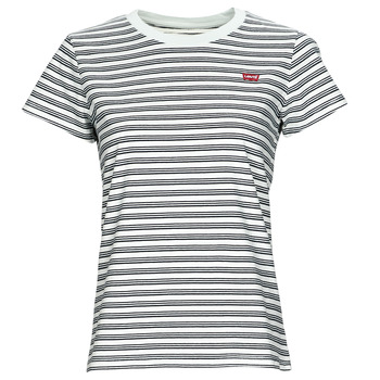 tekstylia Damskie T-shirty z krótkim rękawem Levi's PERFECT TEE Niebieski