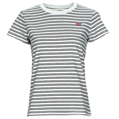 tekstylia Damskie T-shirty z krótkim rękawem Levi's PERFECT TEE Niebieski